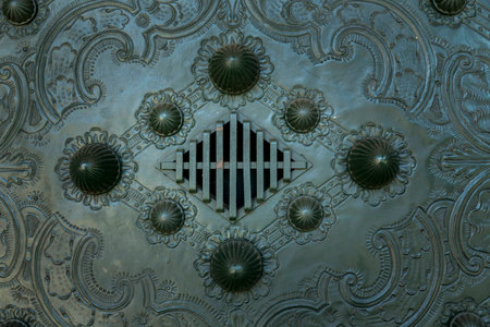 Peephole in old doors