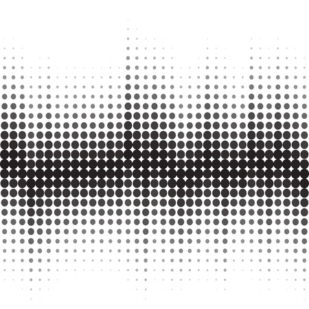 An abstract black and white halftone background. のイラスト素材
