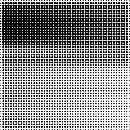Abstract dotted halftone grungy texture. Vector design background