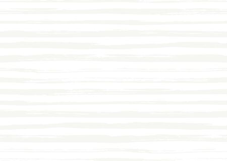 Vector seamless pattern with hand drawn rough textured brush strokes and stripes hand painted. Shabby chic design. White, beige colors.のイラスト素材