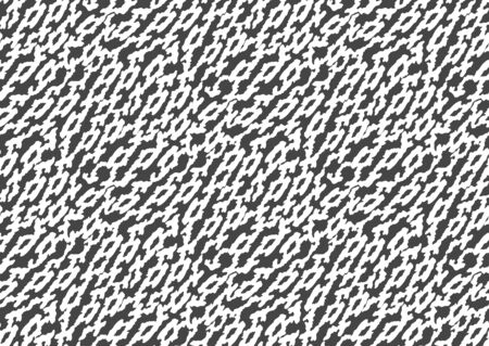 Abstract styled snake scales animal skin seamless pattern design. Black and white seamless camouflage background.のイラスト素材