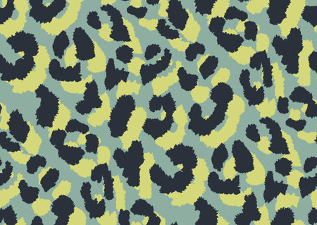 Bold abstracted leopard skin seamless pattern design. Jaguar, leopard, cheetah, panther animal...