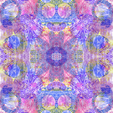 Colorful seamless pattern. Abstract background with geometrical ornamentの写真素材