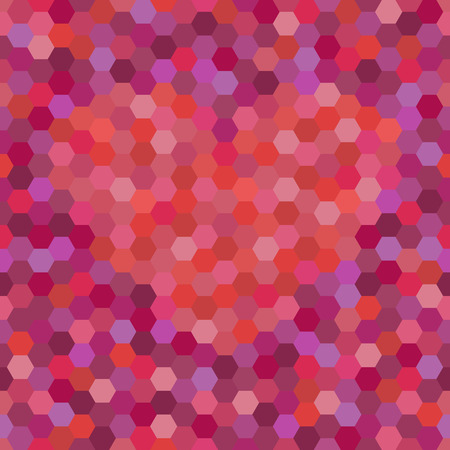 Seamless pattern with mosaic heartのイラスト素材