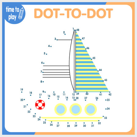 children's educational game. logic game. handwriting training. coloring by numbers. trucks, cars, shipsのイラスト素材