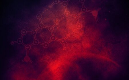 Digital illustration chemical elementsの写真素材