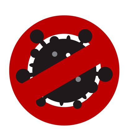 Set icons Pandemic stop Coronavirus outbreak covid-19 signのイラスト素材