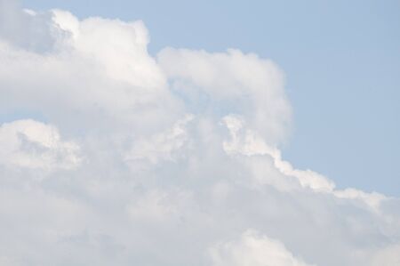 Background summer sky. Blue background. blue sky background with tiny cloudsの写真素材