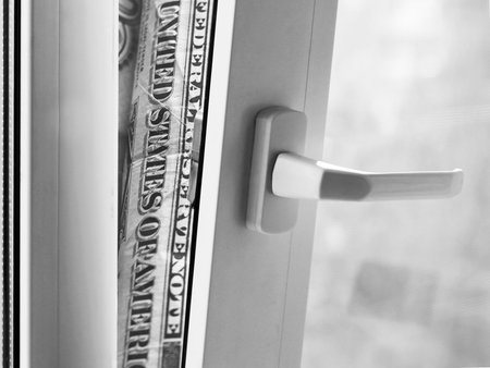 Double-glazed windows, new plastic window, double glass, object