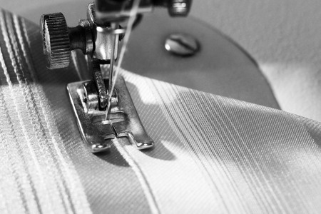 Sewing machine, close-up, object hobby and workの写真素材