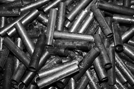 metallic details for background. black and white, unfocus