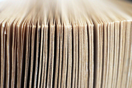 Thousand Page Book Background so close