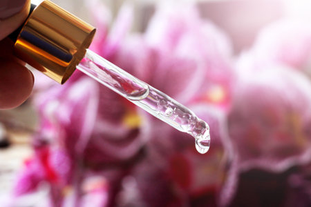 Hyaluronic acid in a pipette for youth and beauty of women, cosmetic