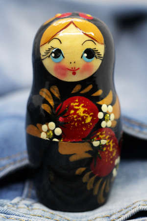 Russian traditional Matryoshka dollの写真素材