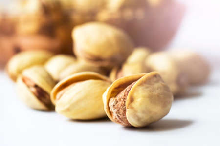 Autumn maple leaf made of plasticine on a white backgroundの写真素材