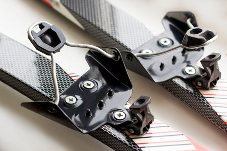 Modern ski mounts so close, winter sports