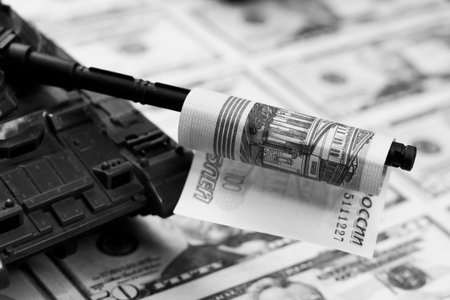 Tank and Russian money, crisis and war