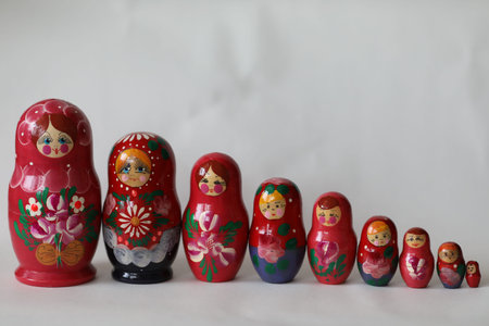 wooden dolls russian souvenir matryoshka