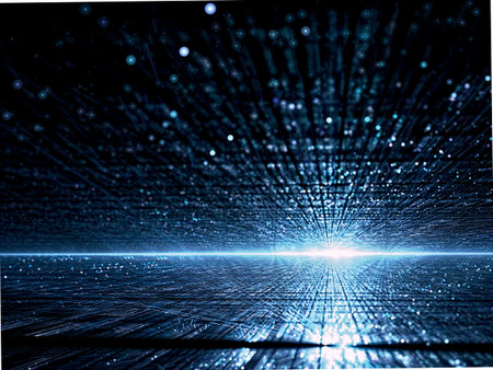 Abstract fractal background - computer-generated image. Digital art: blurred, similar to the glass...