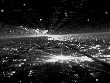 Blurred perspective background - abstract digitally generated imの写真素材