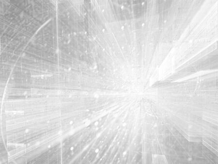 Inside tunnel - abstract digitally generated imageの写真素材