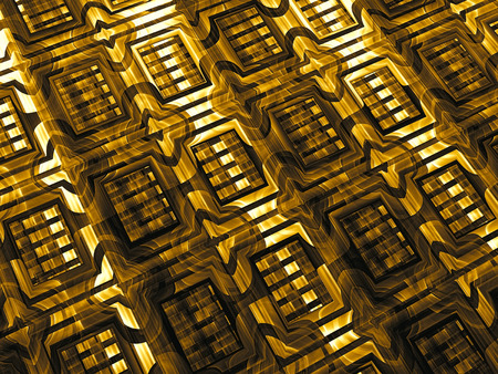 Golden texture - abstract digitally generated imageの写真素材