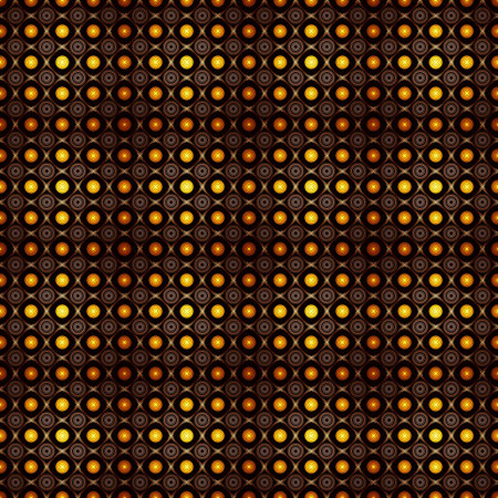 Seamless pattern with grid and circles - abstract illustration