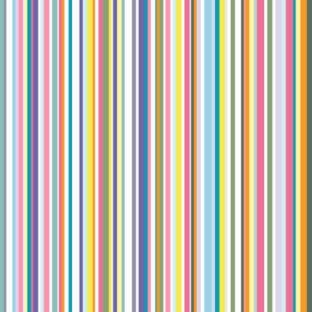Seamless geometric pattern with multi-colored vertical stripes in pastel colors.のイラスト素材