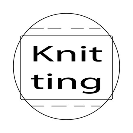 Line art button. Flat vector icon. Vintage label.のイラスト素材