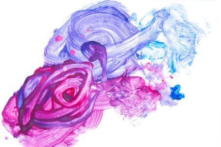 Bright multi-colored artistic background image. Abstract painting. Contemporary art. Children's...