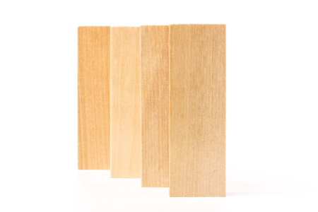Wooden block standing and outstanding among the collapse of fall in line, business concept able to...