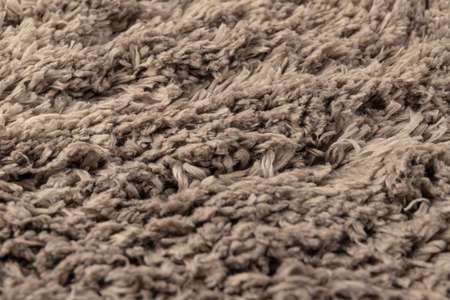 Gray chenille soft bath mat texture background. Bath Accessories. Close up.の写真素材