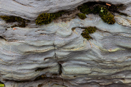 Colorful Rock Layers. Stone texture and background. Abstract natural pattern for design.