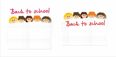 Children - Back to schoolのイラスト素材