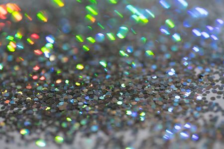 Sparkling Glitter abstract background red saturated color ,de-focused, macro.の写真素材