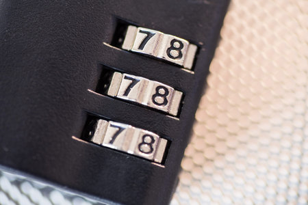 small Luggage lock, magnetic closure combinations, safety on the road