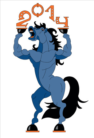 horse 
bodybuilder
vector 
blue 
new 
year 
2014
muscle 
horseshoe
 symbol 
animal 
house
white のイラスト素材