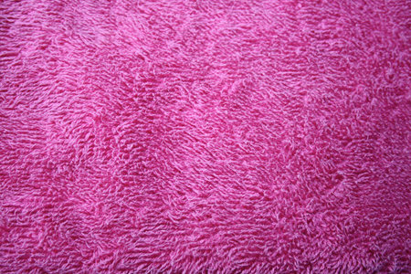 Photo texture of fabric pink terry cloth towelsの写真素材
