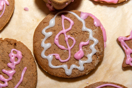 Baking holiday cookies. Christ. Mas and new year.