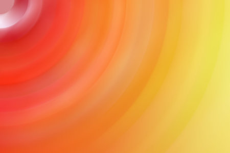 Abstract pastel soft colorful smooth blurred textured background off focus toned in orange and yellow colorの写真素材