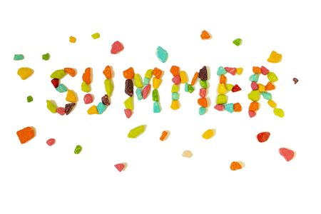 The photo of summer word for web background or tourist invitation.の写真素材