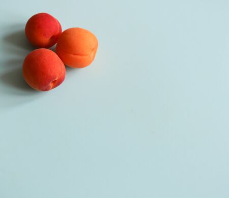 fresh ripe apricots close upの写真素材