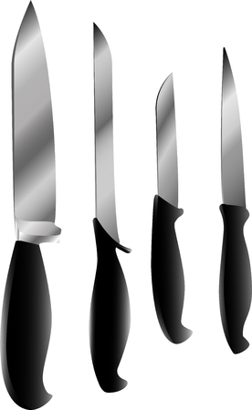 knives setのイラスト素材