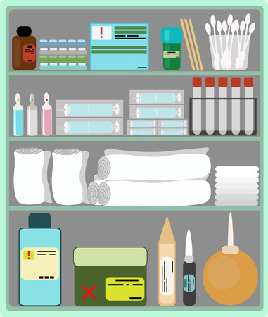 medicine chestのイラスト素材