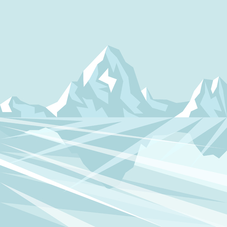 North Pole. vector illustrationのイラスト素材
