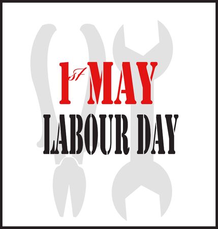 1st of May. labor Day. symbolのイラスト素材