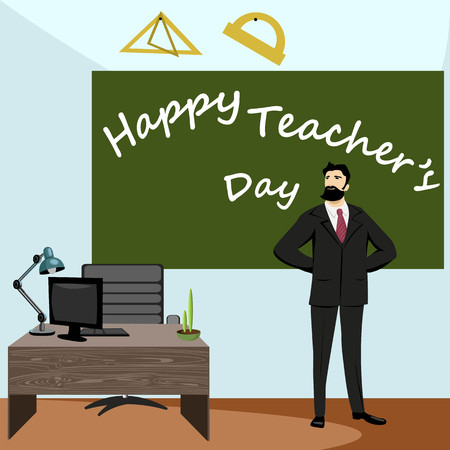 professor. teacher's dayのイラスト素材