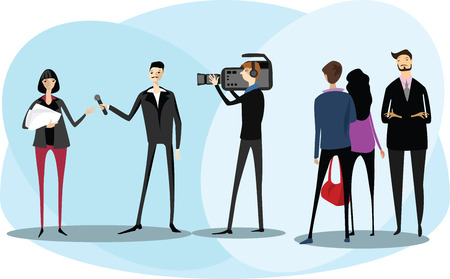 The film crew vector illustration design.のイラスト素材