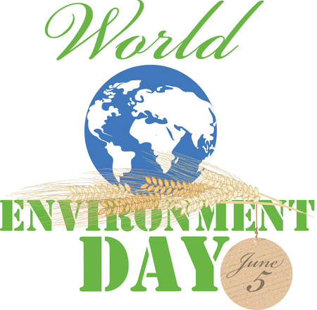 world environment day. illustrationのイラスト素材