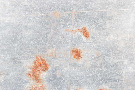 Grunge background metal plate with old paint and rust.の写真素材